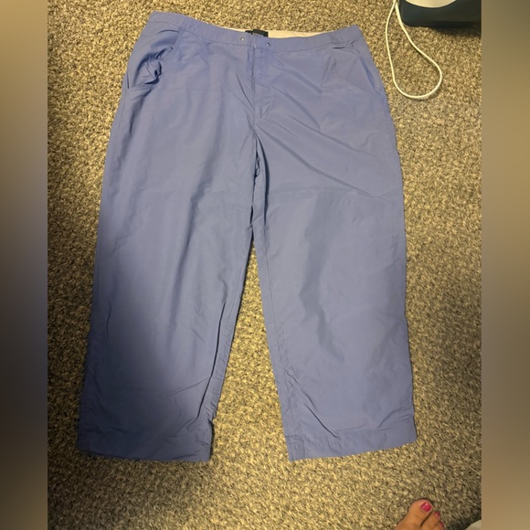 L.L. Bean Women’s Purple Capris - Picture 1 of 3
